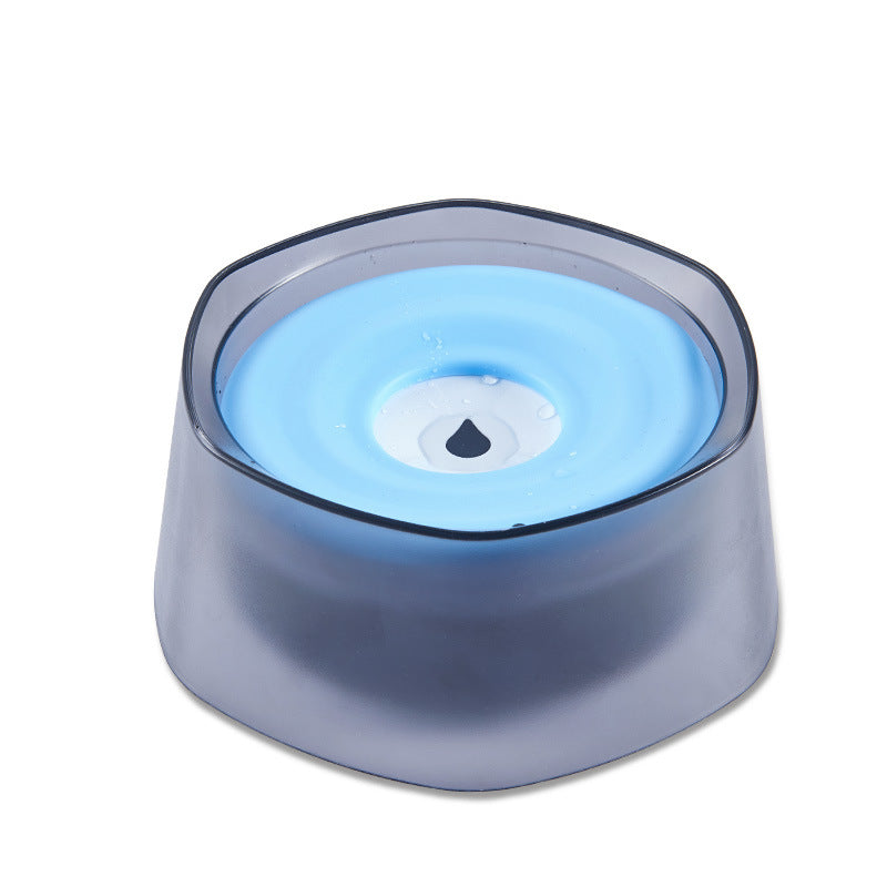 KFX-0001213 Pet Buoyancy Water Bowl for Cats and Small Dogs - Splash-proof, Moisture-proof, Large Capacity Drinking Solution