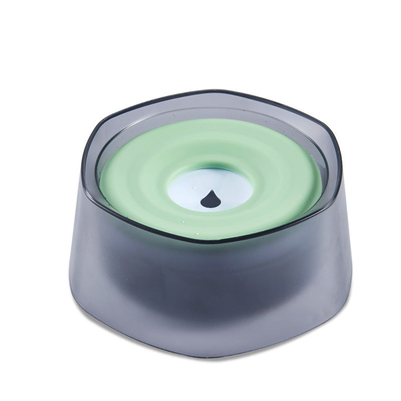 KFX-0001213 Pet Buoyancy Water Bowl for Cats and Small Dogs - Splash-proof, Moisture-proof, Large Capacity Drinking Solution