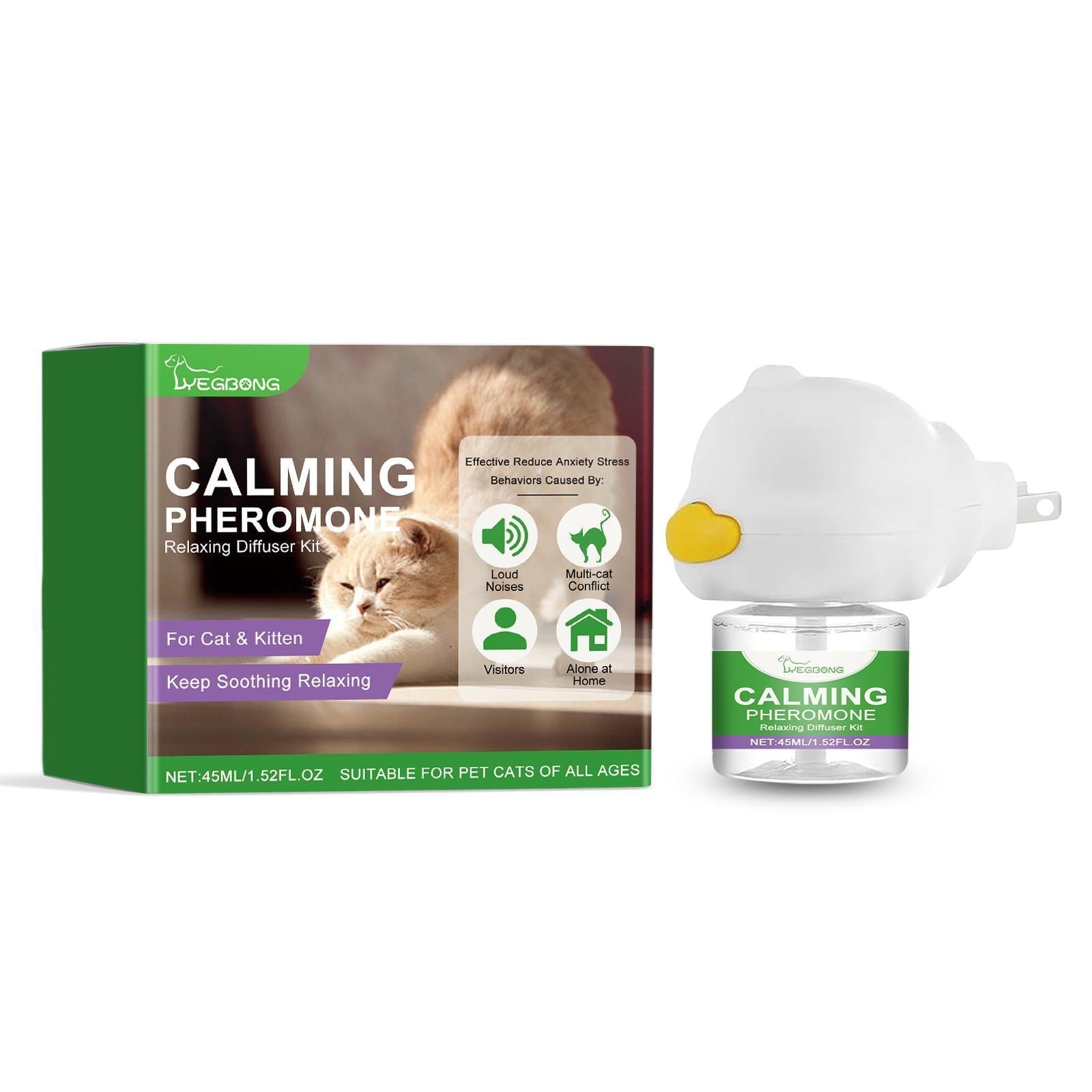KFX-0002877 Cat Emotional Care Set for Soothing Estrus, Irritability, and Mood Management