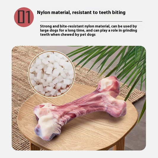 KFX-0003645 Durable Nylon Chew Toy for Medium to Large Dogs - Bite-Resistant Nibbling Toy