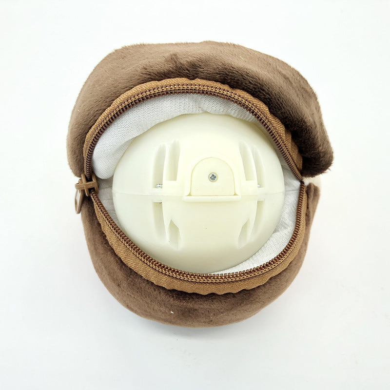 KFX-0005821 Plush Dog Acoustic Bounce Ball Toy for Interactive Play