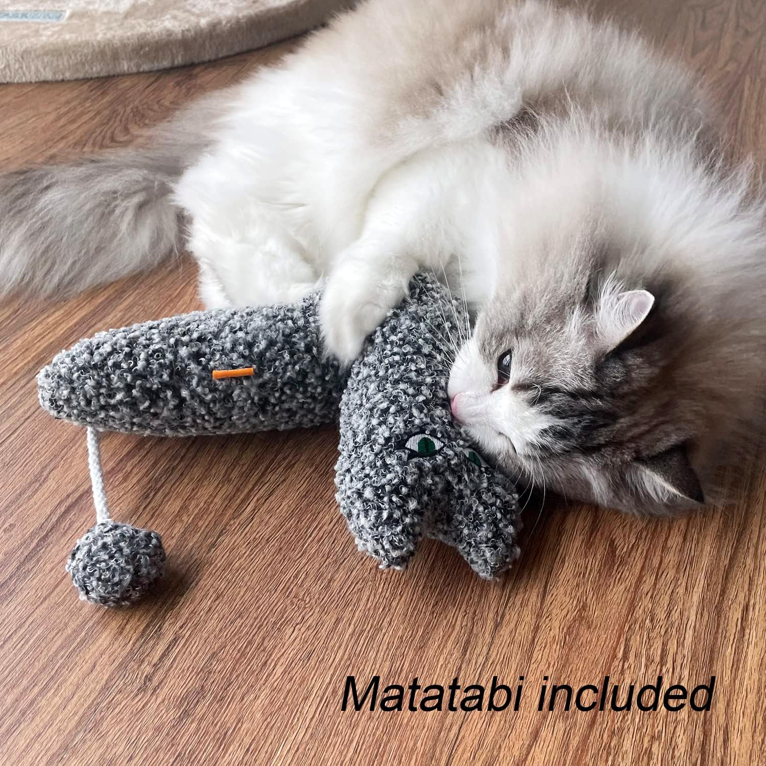 KFX-0008253 Cat Shaped Catnip Pillow Toy for Indoor Cats and Kittens – Soft, Safe, and Anxiety-Relieving