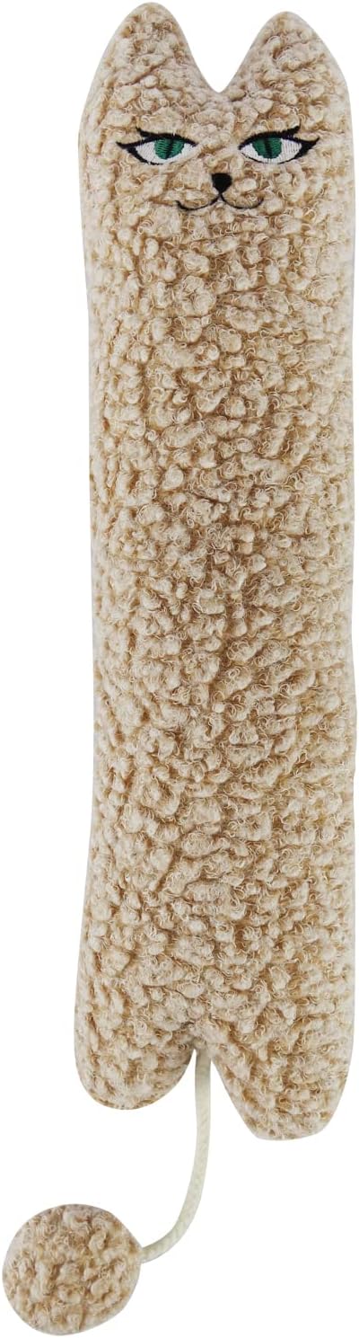 KFX-0008253 Cat Shaped Catnip Pillow Toy for Indoor Cats and Kittens – Soft, Safe, and Anxiety-Relieving