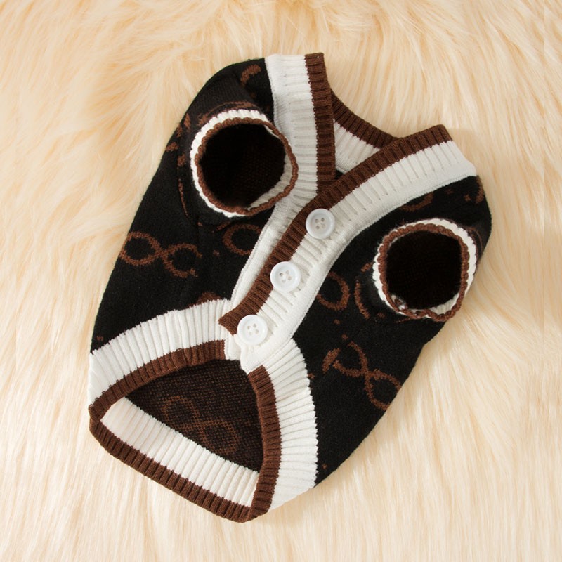 KFX-0008765 Warm Knitted Sweater for Dogs in Stylish Design - Available in Multiple Sizes