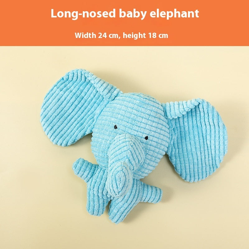 KFX-0010429 Puppy Plush Toy - Bite-Resistant Molar Relief with Multiple Color Options