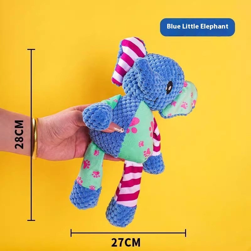 KFX-0010429 Puppy Plush Toy - Bite-Resistant Molar Relief with Multiple Color Options