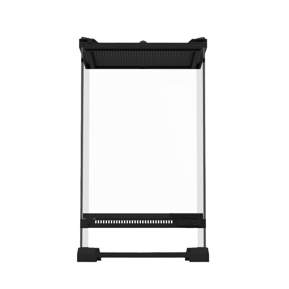 KFX-0010813 Transparent Glass Cylinder for Climbing Pets - Turtle & Lizard Feeding Box