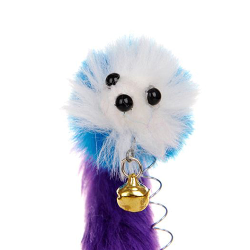 KFX-0011581 Spring Sucker Mouse Cat Toy – Elastic and Fun for Engaging Playtime, 20 x 10cm