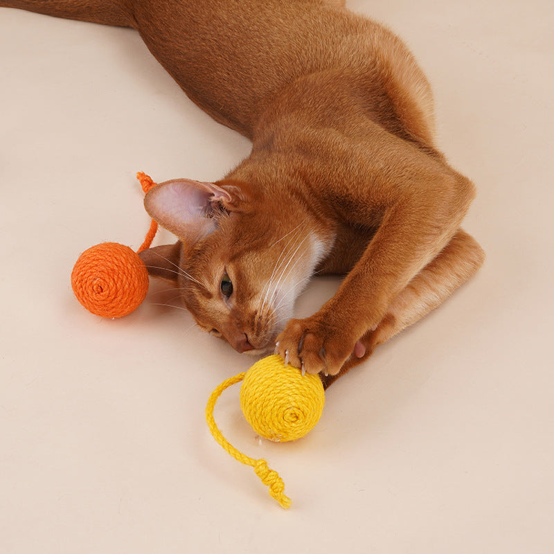 KFX-0014013 Interactive Cat Teaser Stick with Bite-Resistant Catnip Ball for Playful Kittens