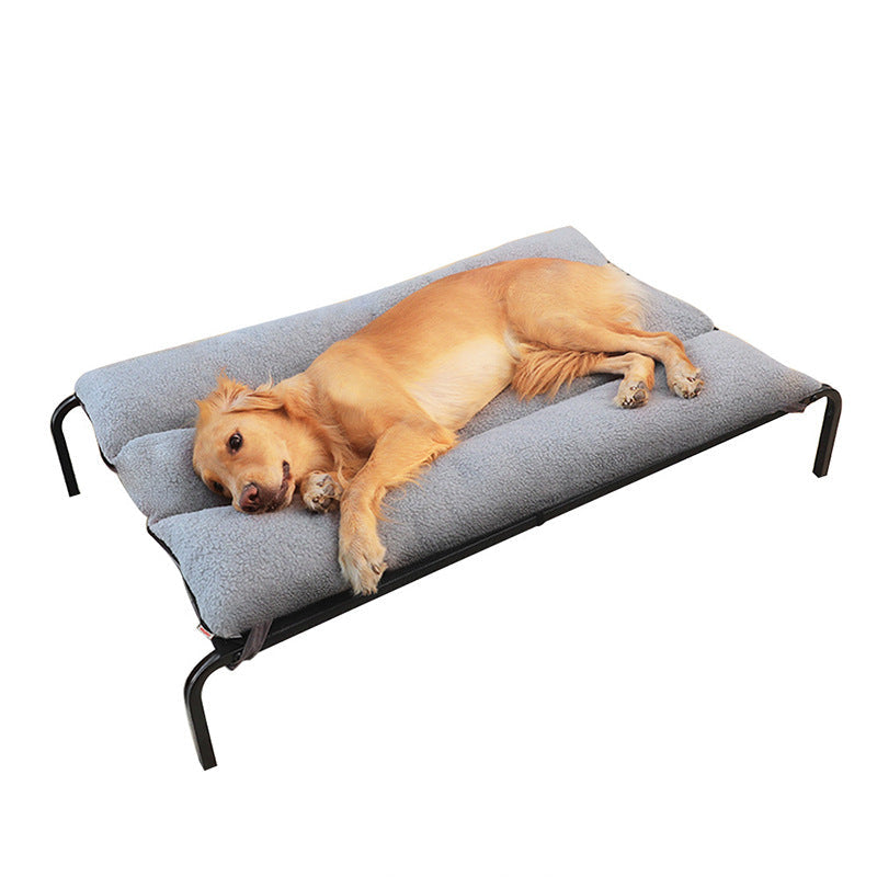 KFX-0015165 Washable Removable Pet Bed with Steel Frame and Oxford Cloth, Suitable for Pets Up to 15kg