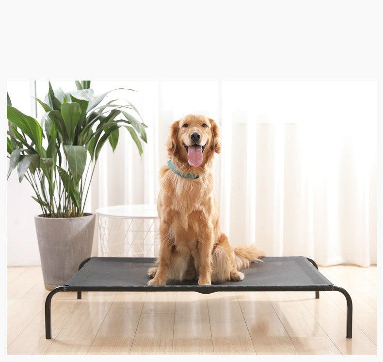 KFX-0015165 Washable Removable Pet Bed with Steel Frame and Oxford Cloth, Suitable for Pets Up to 15kg