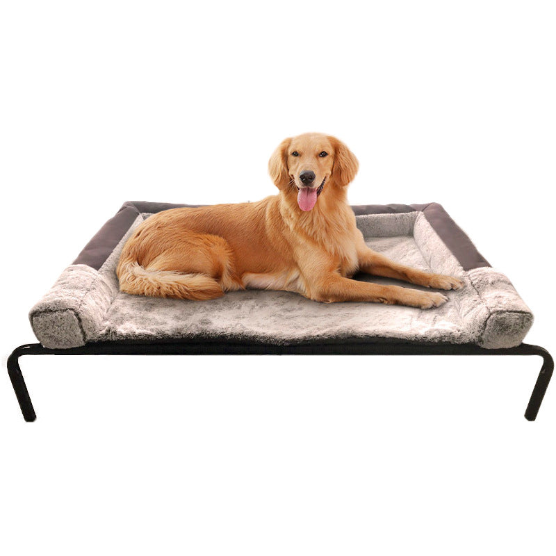 KFX-0015165 Washable Removable Pet Bed with Steel Frame and Oxford Cloth, Suitable for Pets Up to 15kg