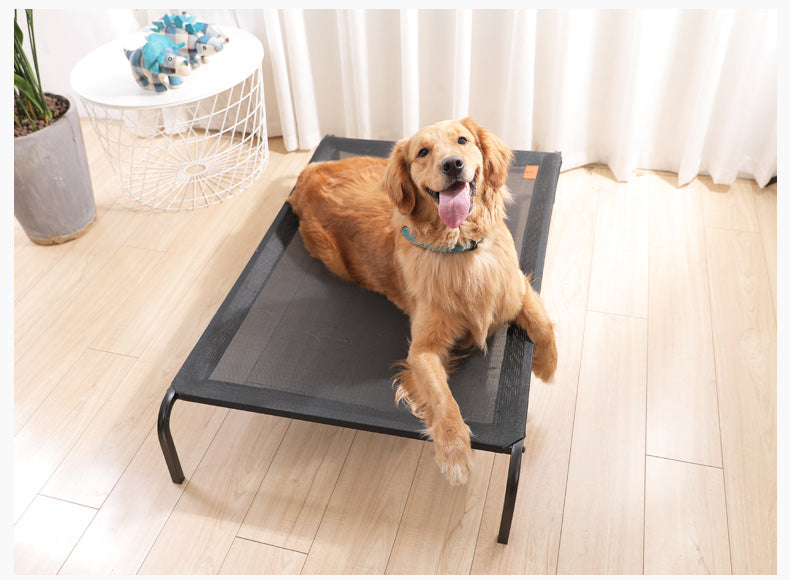 KFX-0015165 Washable Removable Pet Bed with Steel Frame and Oxford Cloth, Suitable for Pets Up to 15kg