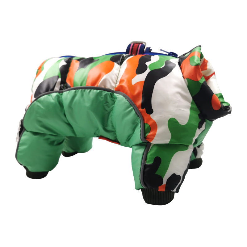 KFX-0016189 Cozy Waterproof Cotton Jacket for Small Dogs - Winter Dog Coat for Pets