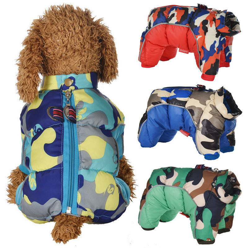 KFX-0016189 Cozy Waterproof Cotton Jacket for Small Dogs - Winter Dog Coat for Pets