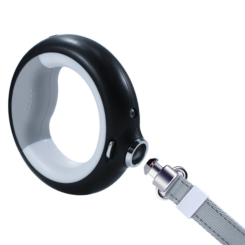 KFX-0016317 Automatic Retractable Leash for Medium and Large Dogs, PC Nylon & Metal, 45kg Capacity