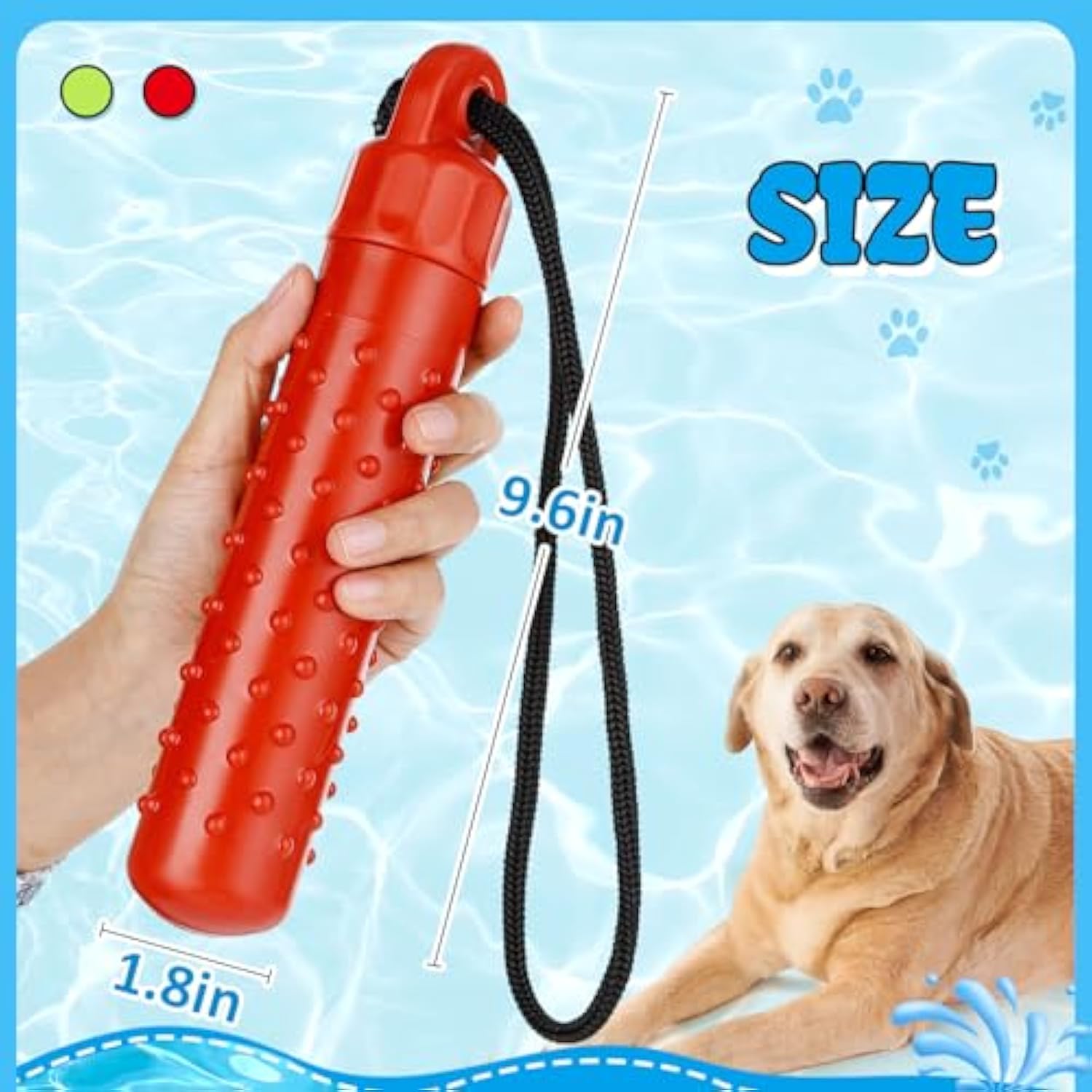 KFX-0019773 Floating Dog Water Toys with Food Hiding Function - Interactive Fetch Bumper Toys for Summer Fun and Training