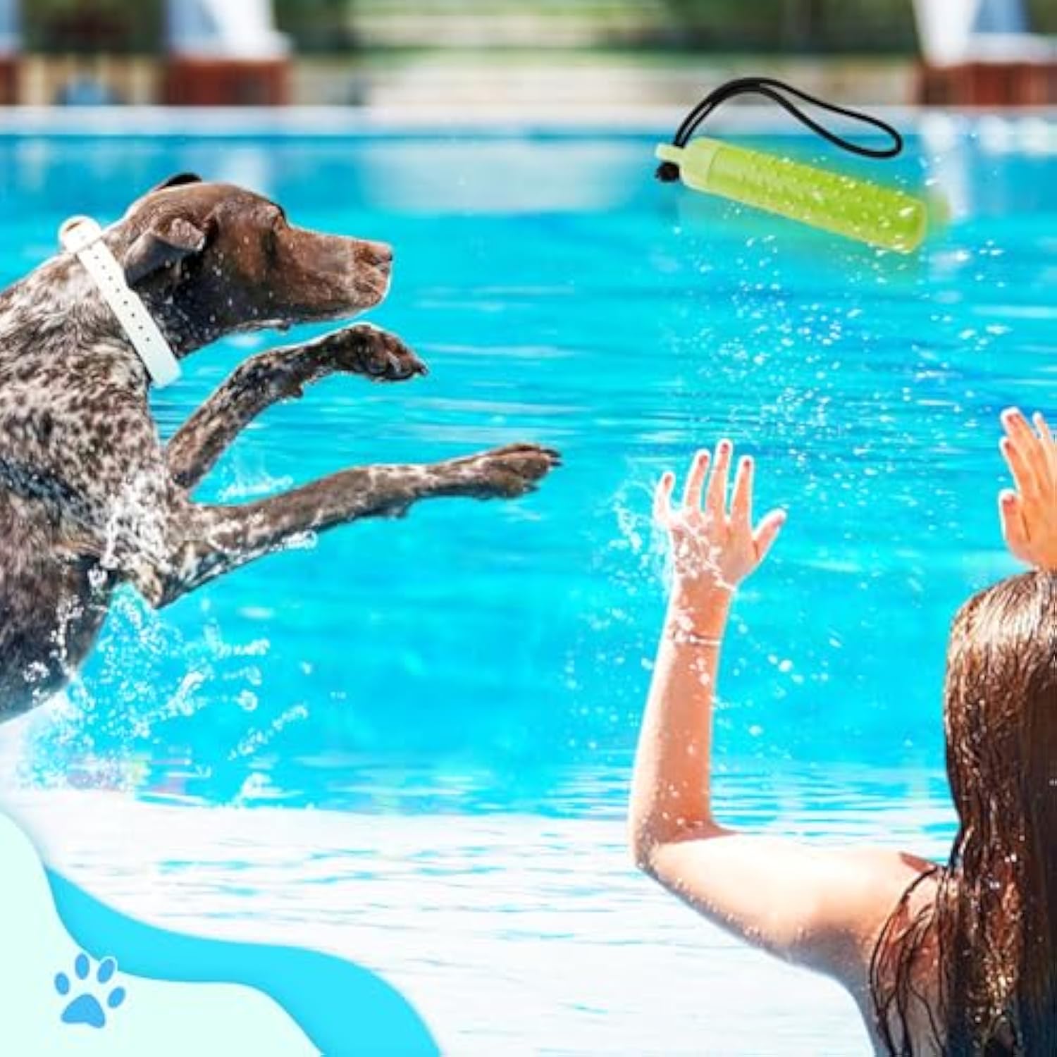 KFX-0019773 Floating Dog Water Toys with Food Hiding Function - Interactive Fetch Bumper Toys for Summer Fun and Training
