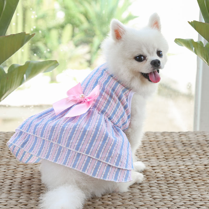 KFX-0024637 Plaid Striped Cat Skirts in Pink, Red, Blue, and Green - Sizes XS to XL