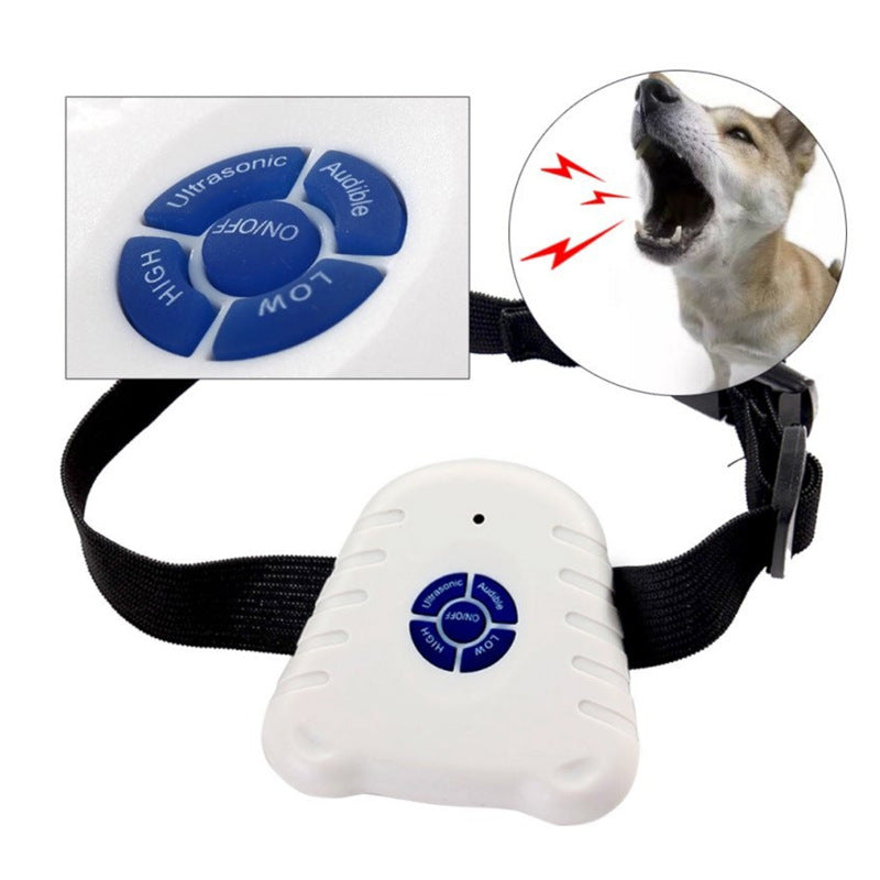 KFX-0025533 Bark Stopper Device for Dogs - Plastic Anti-Bark Collar, Model CC10