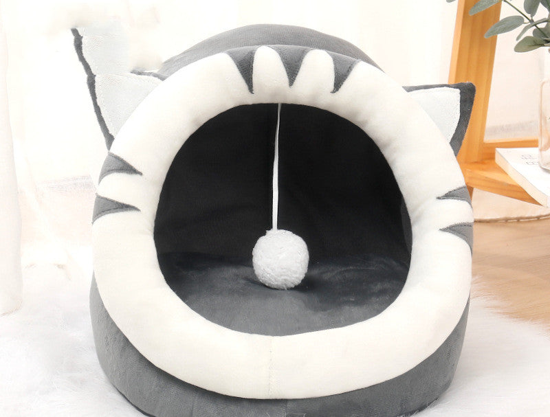 KFX-0026301 Cozy Closed Cushion Nest for Small Dogs in Various Colors