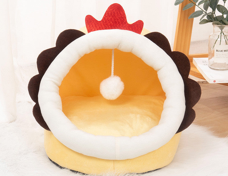 KFX-0026301 Cozy Closed Cushion Nest for Small Dogs in Various Colors