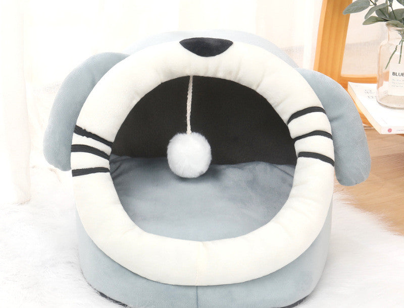 KFX-0026301 Cozy Closed Cushion Nest for Small Dogs in Various Colors