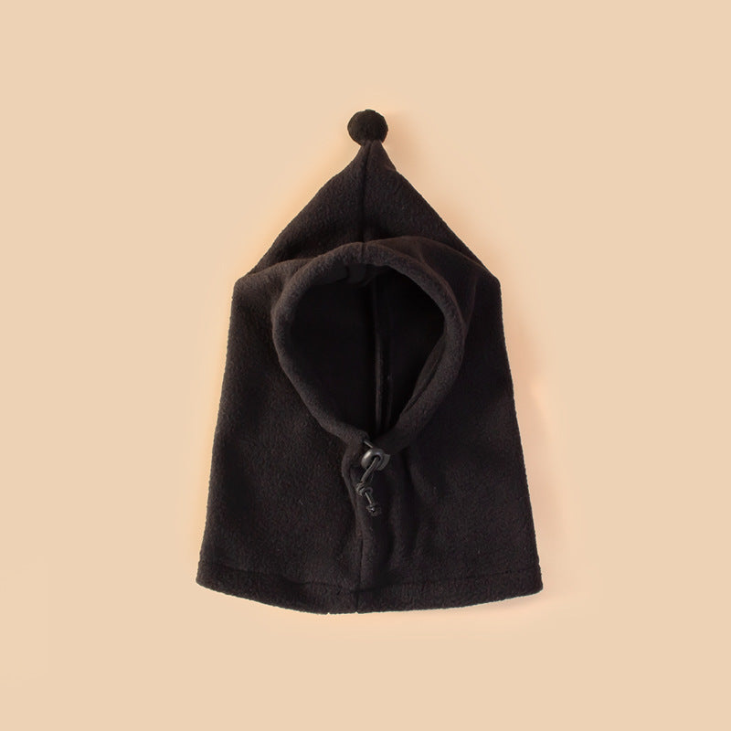 KFX-0027069 Monochrome Polar Fleece Funny Hat for Halloween and Christmas