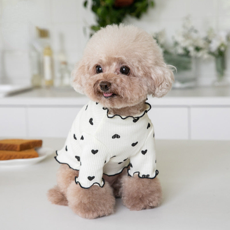 KFX-0027837 Stylish Sweet Dog and Cat Dress for New Year and Christmas Celebrations