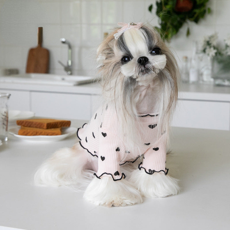 KFX-0027837 Stylish Sweet Dog and Cat Dress for New Year and Christmas Celebrations