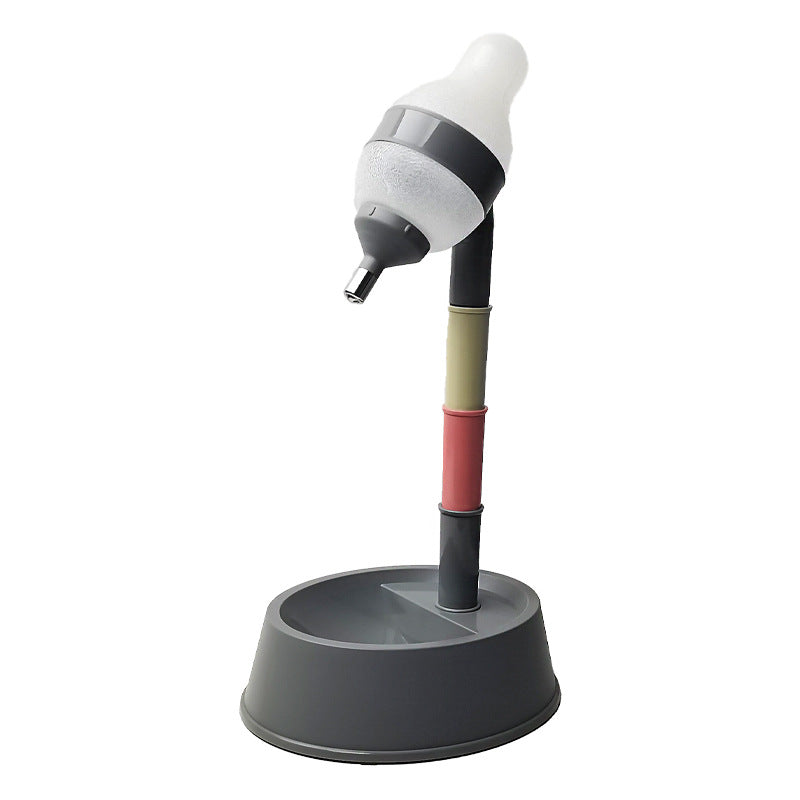 KFX-0028093 Adjustable Height Dog Waterer with All-in-One Cat Drinking Bowl and Pet Feeding Station