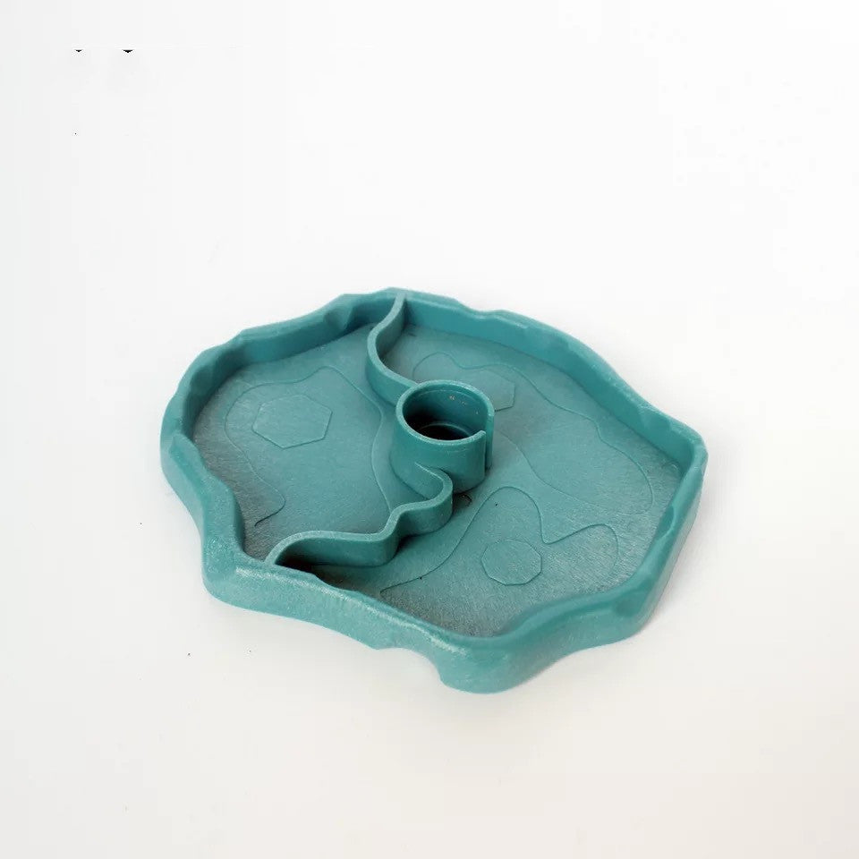 KFX-0028221 Automatic Climbing Pet Drinking Fountain - Luminous Color Water Basin for Tortoises