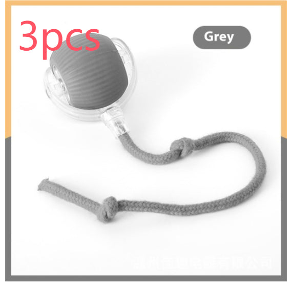 KFX-0029629 Automatic Cat Toy Ball with Bird Sound - Interactive Self-Entertainment Rolling Ball for Cats