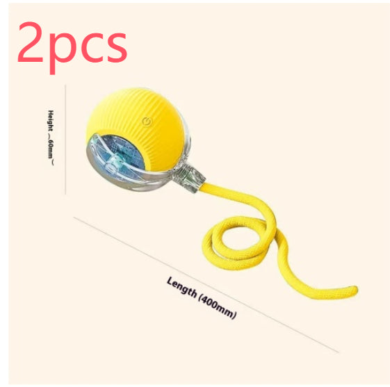 KFX-0029629 Automatic Cat Toy Ball with Bird Sound - Interactive Self-Entertainment Rolling Ball for Cats