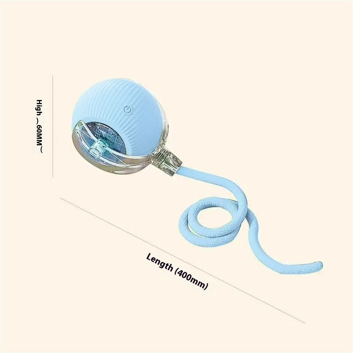 KFX-0029629 Automatic Cat Toy Ball with Bird Sound - Interactive Self-Entertainment Rolling Ball for Cats