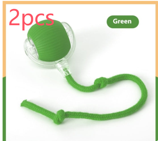 KFX-0029629 Automatic Cat Toy Ball with Bird Sound - Interactive Self-Entertainment Rolling Ball for Cats