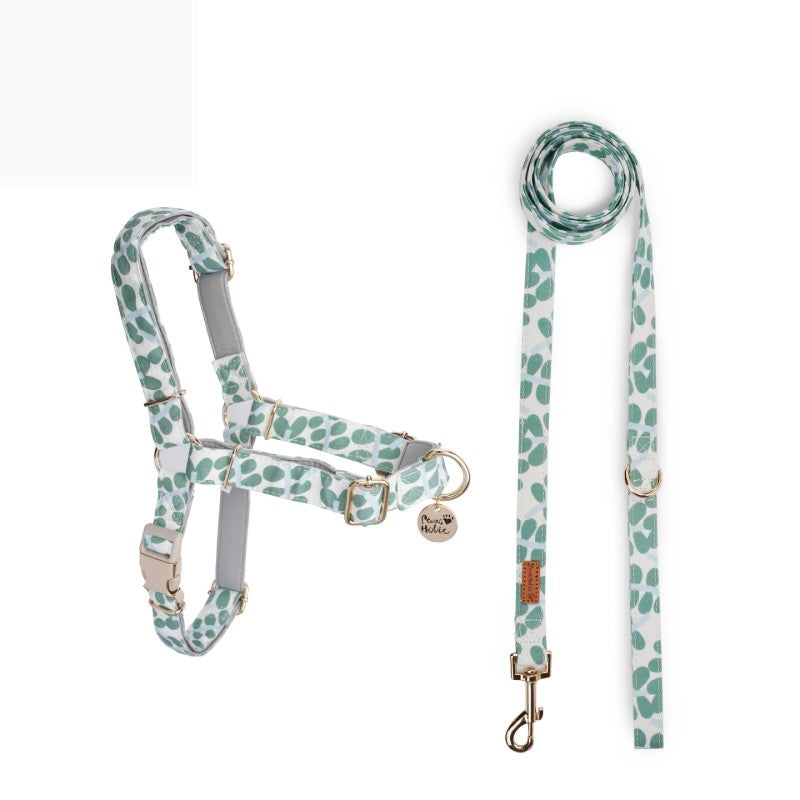 KFX-0037053 Outdoor Pet Chest Strap and Holding Rope - Explosion-Proof, Adjustable Size Suitable for Dogs