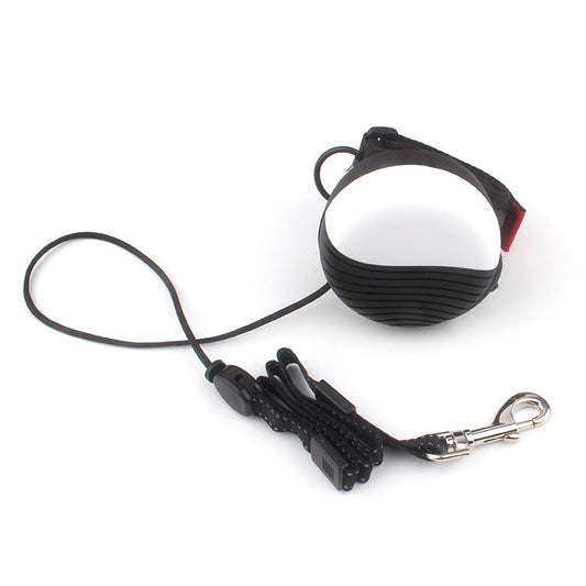 KFX-0037565 Telescopic Hands-Free Traction Rope for Pets - 3m Nylon and Polyester Design