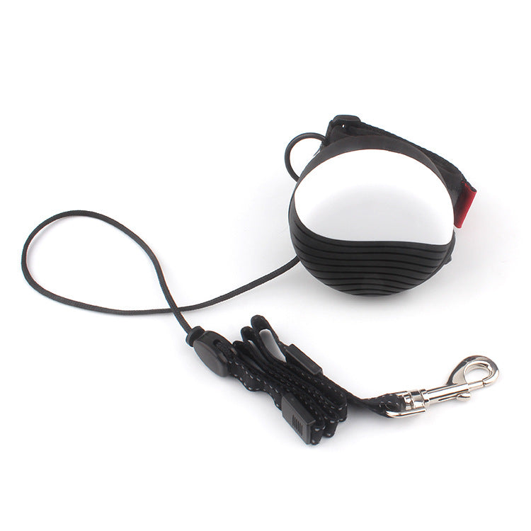 KFX-0037565 Telescopic Hands-Free Traction Rope for Pets - 3m Nylon and Polyester Design