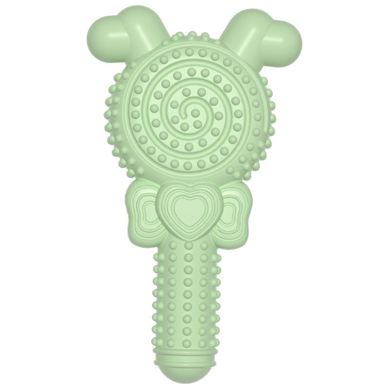 KFX-0038589 Molar Bite-resistant TPR Lollipop Dog Toy in Various Colors