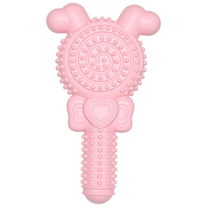 KFX-0038589 Molar Bite-resistant TPR Lollipop Dog Toy in Various Colors