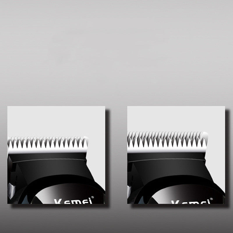 KFX-0039357 Rechargeable LCD Electric Hair Clipper for Pets and Humans with Long-Lasting Battery and Versatile Attachments