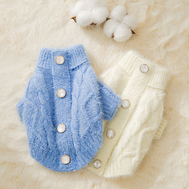 KFX-0041533 Cozy Two-Legged Knit Sweater for Pets - Autumn & Winter Fashion