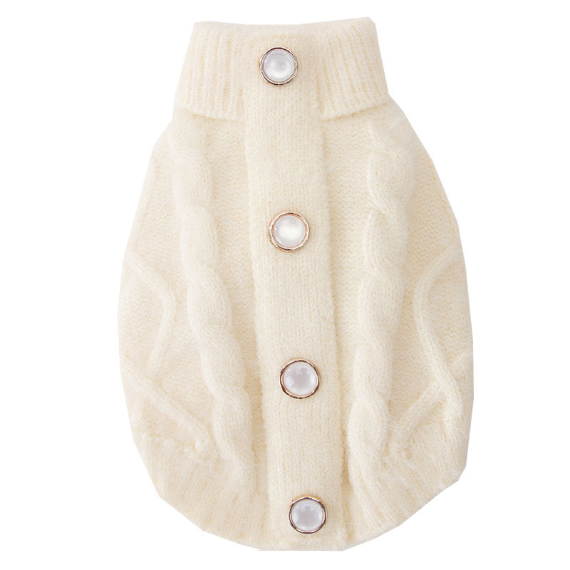 KFX-0041533 Cozy Two-Legged Knit Sweater for Pets - Autumn & Winter Fashion