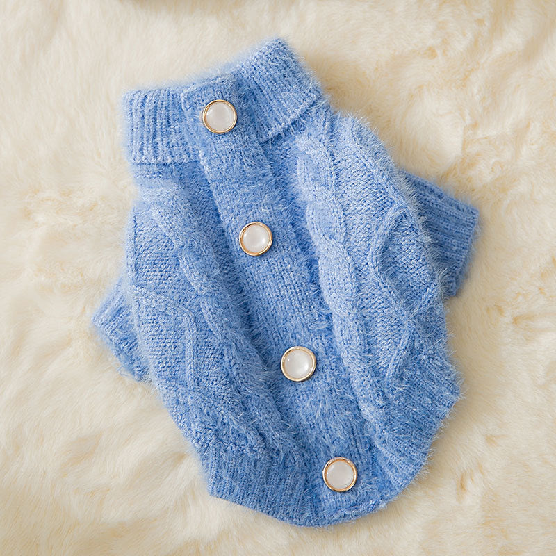 KFX-0041533 Cozy Two-Legged Knit Sweater for Pets - Autumn & Winter Fashion