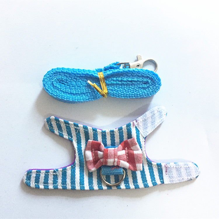 KFX-0042813 Small Animal Chest Strap for Rabbits, Hamsters, Guinea Pigs, Gerbils, and Ferrets - Soft Nylon Sling for Comfortable Walking