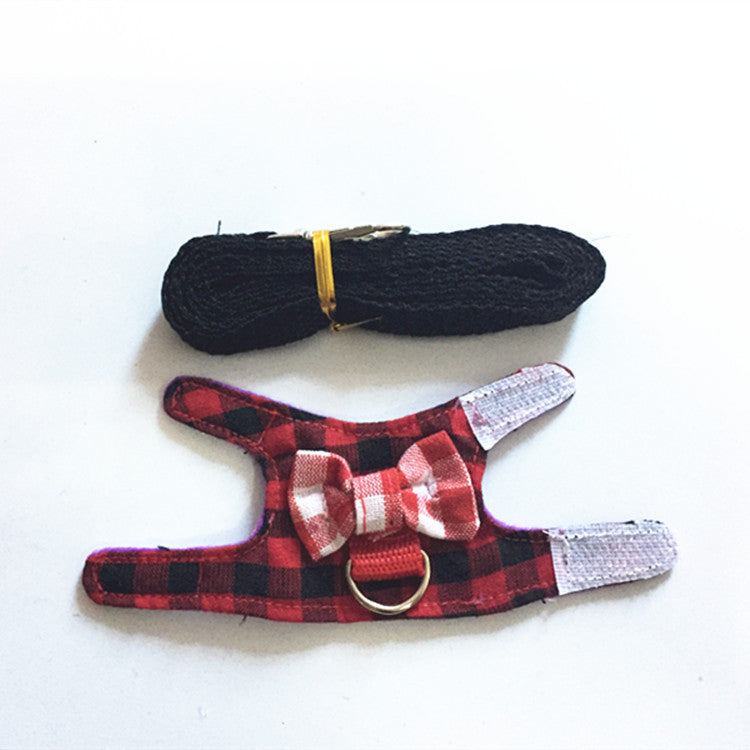 KFX-0042813 Small Animal Chest Strap for Rabbits, Hamsters, Guinea Pigs, Gerbils, and Ferrets - Soft Nylon Sling for Comfortable Walking