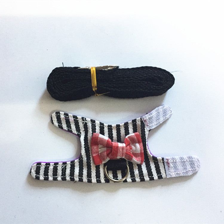 KFX-0042813 Small Animal Chest Strap for Rabbits, Hamsters, Guinea Pigs, Gerbils, and Ferrets - Soft Nylon Sling for Comfortable Walking