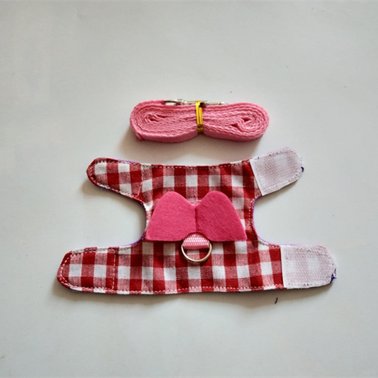 KFX-0042813 Small Animal Chest Strap for Rabbits, Hamsters, Guinea Pigs, Gerbils, and Ferrets - Soft Nylon Sling for Comfortable Walking