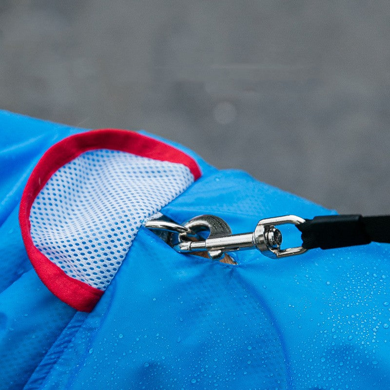 KFX-0044093 All-Weather Waterproof Rain Gear with Shark Design for Pets - Multiple Sizes Available